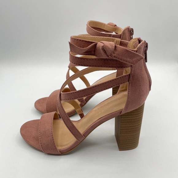 LAUREN CONRAD WOMEN'S WALNUT HEELS SIZE 5.5 MAUVE - Picture 2 of 9